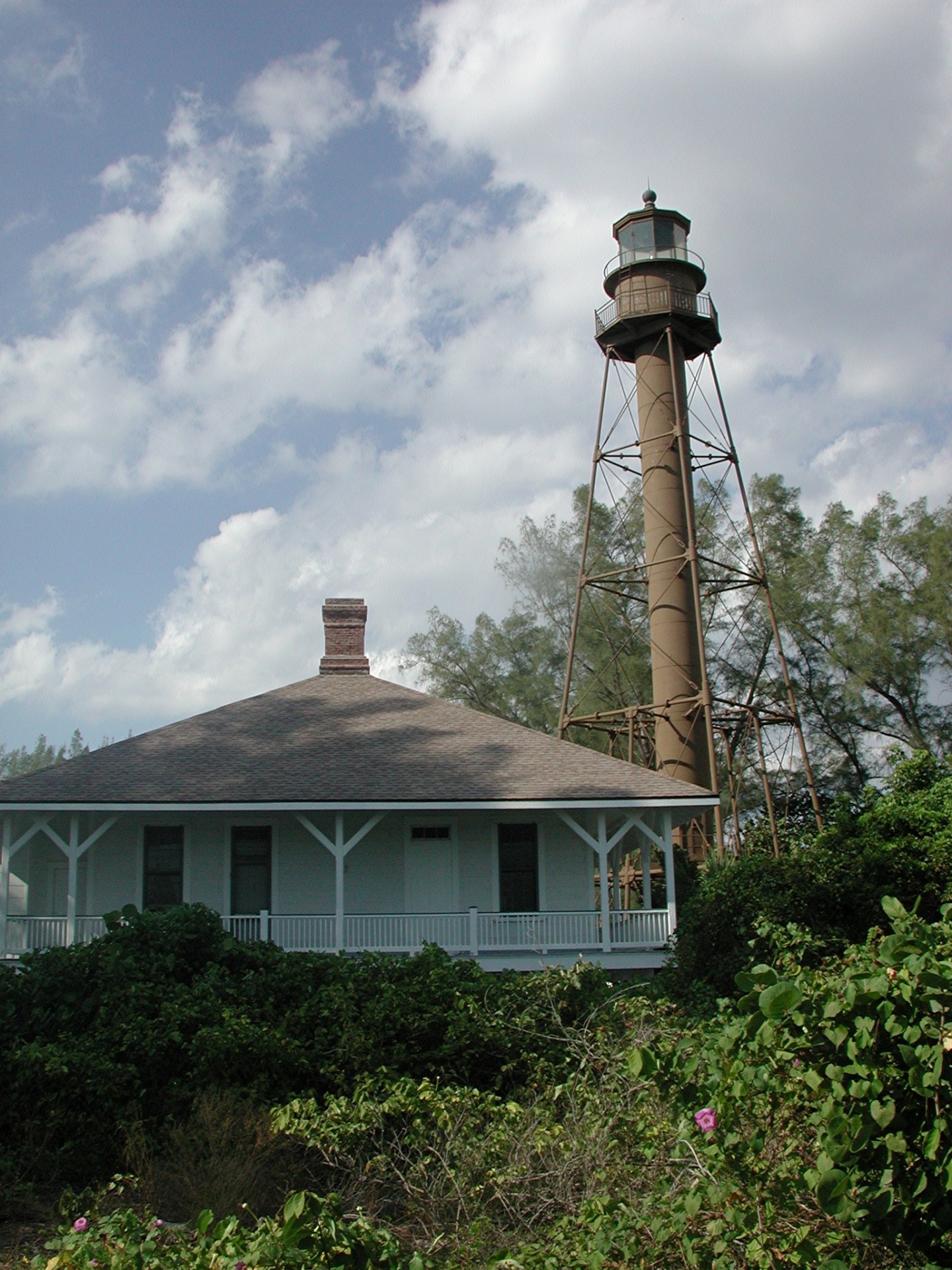 sanibel island lighthouse florida free photo