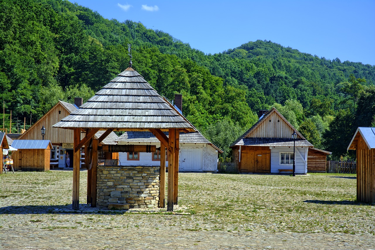 sanok open air museum rural cottage free photo
