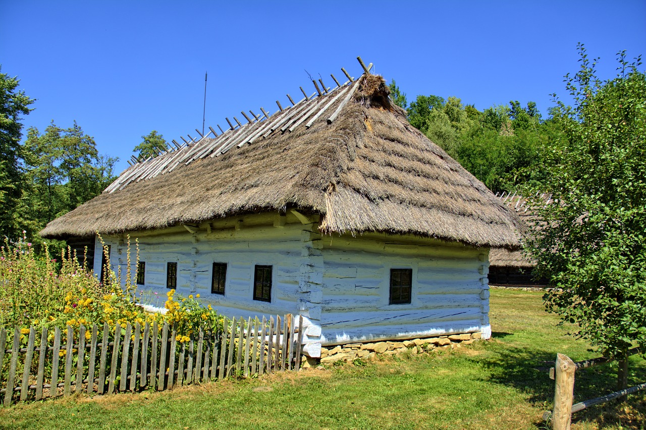 sanok open air museum rural cottage free photo