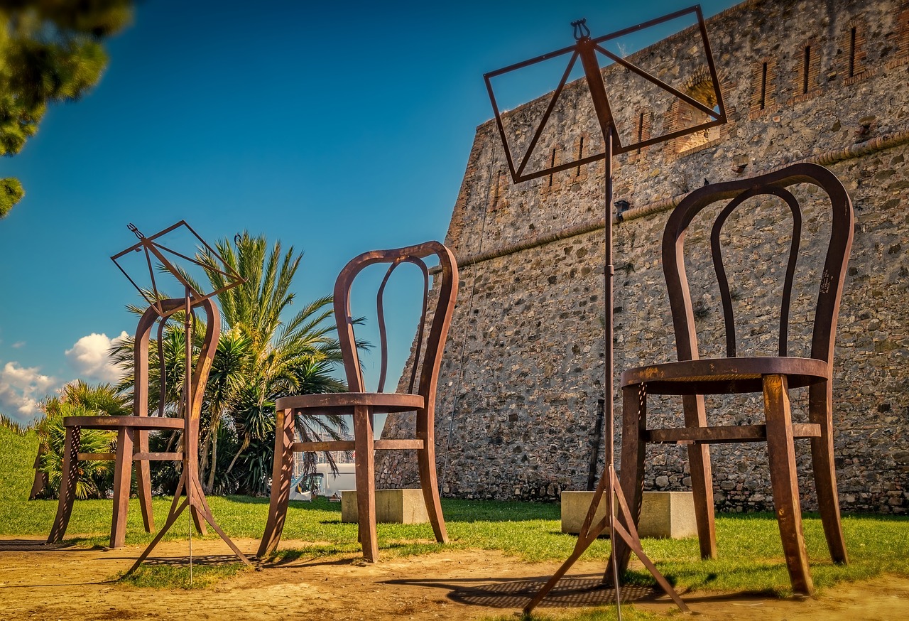 sanremo  italy  chairs free photo