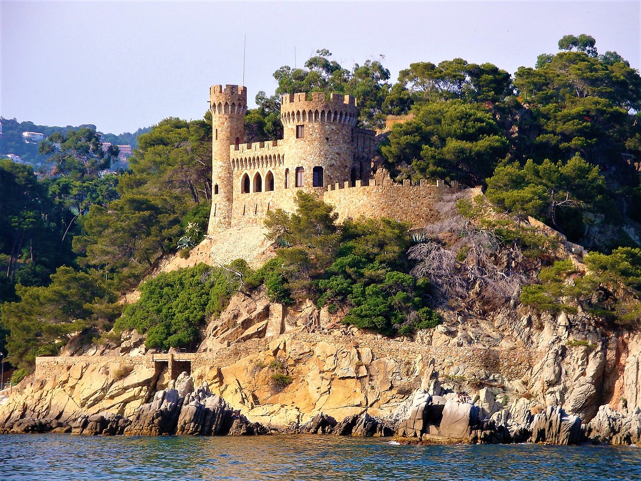 sant joan costa brava castle free photo