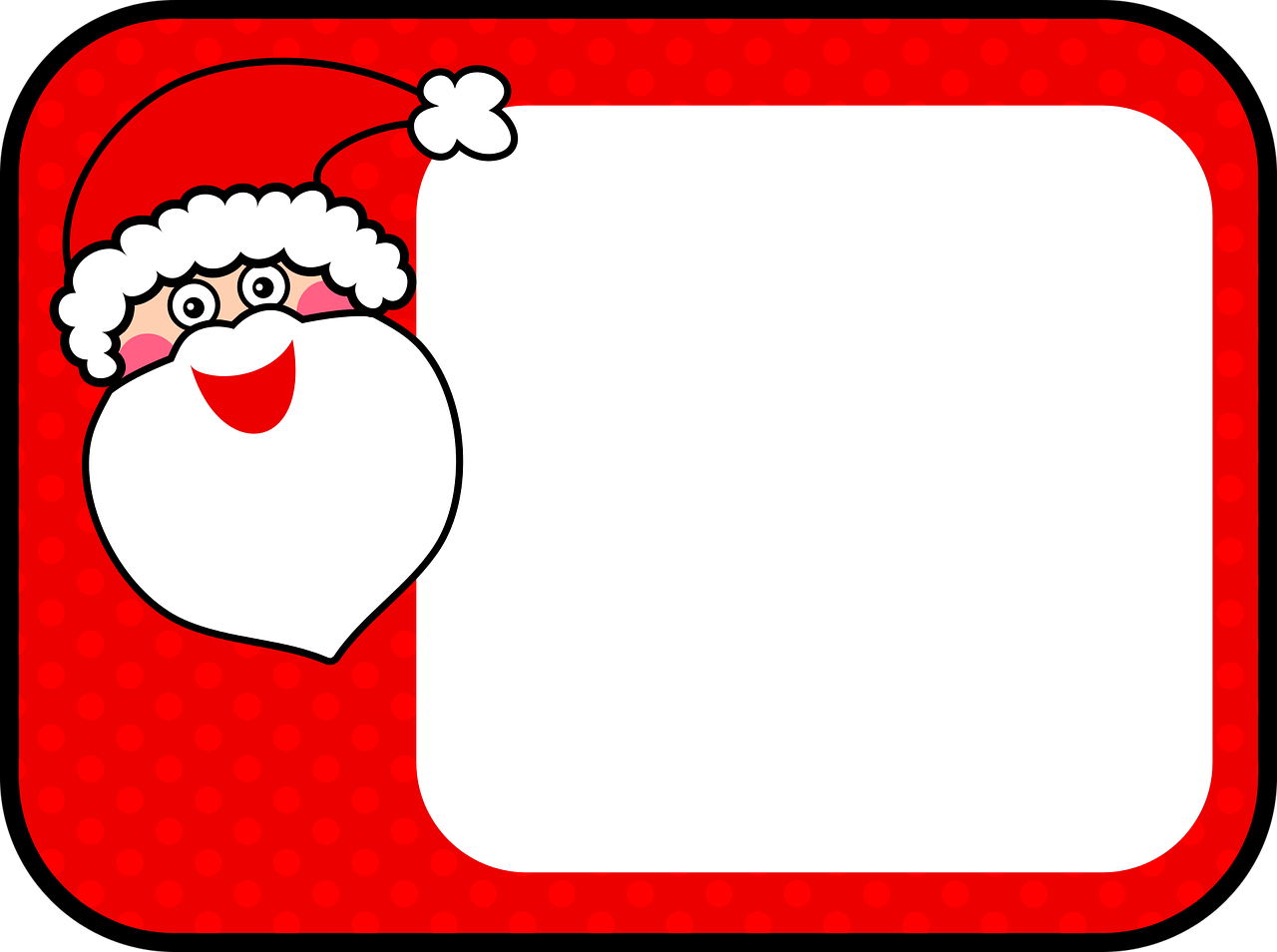 santa christmas sign free photo