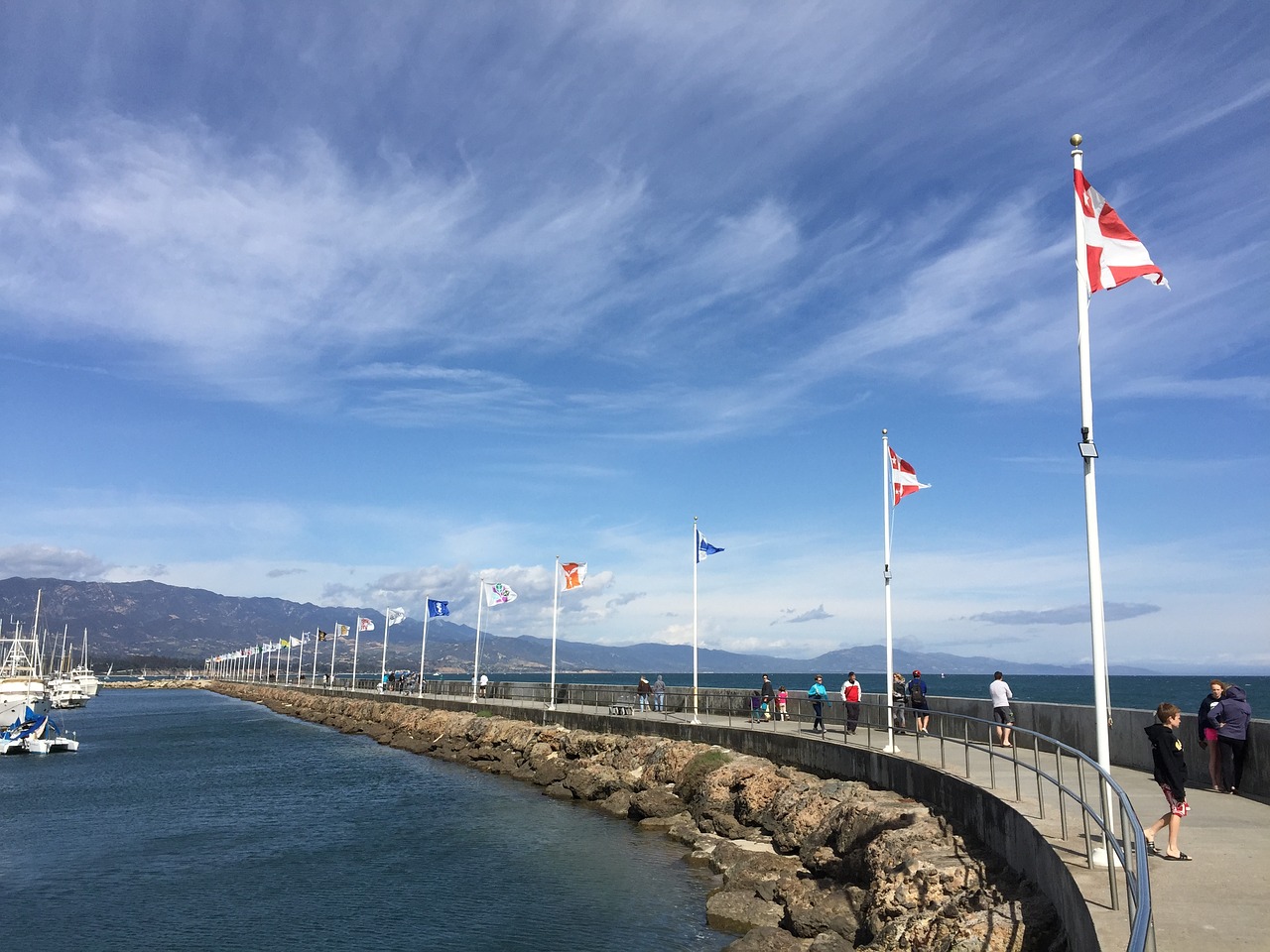 santa barbara inlet free photo