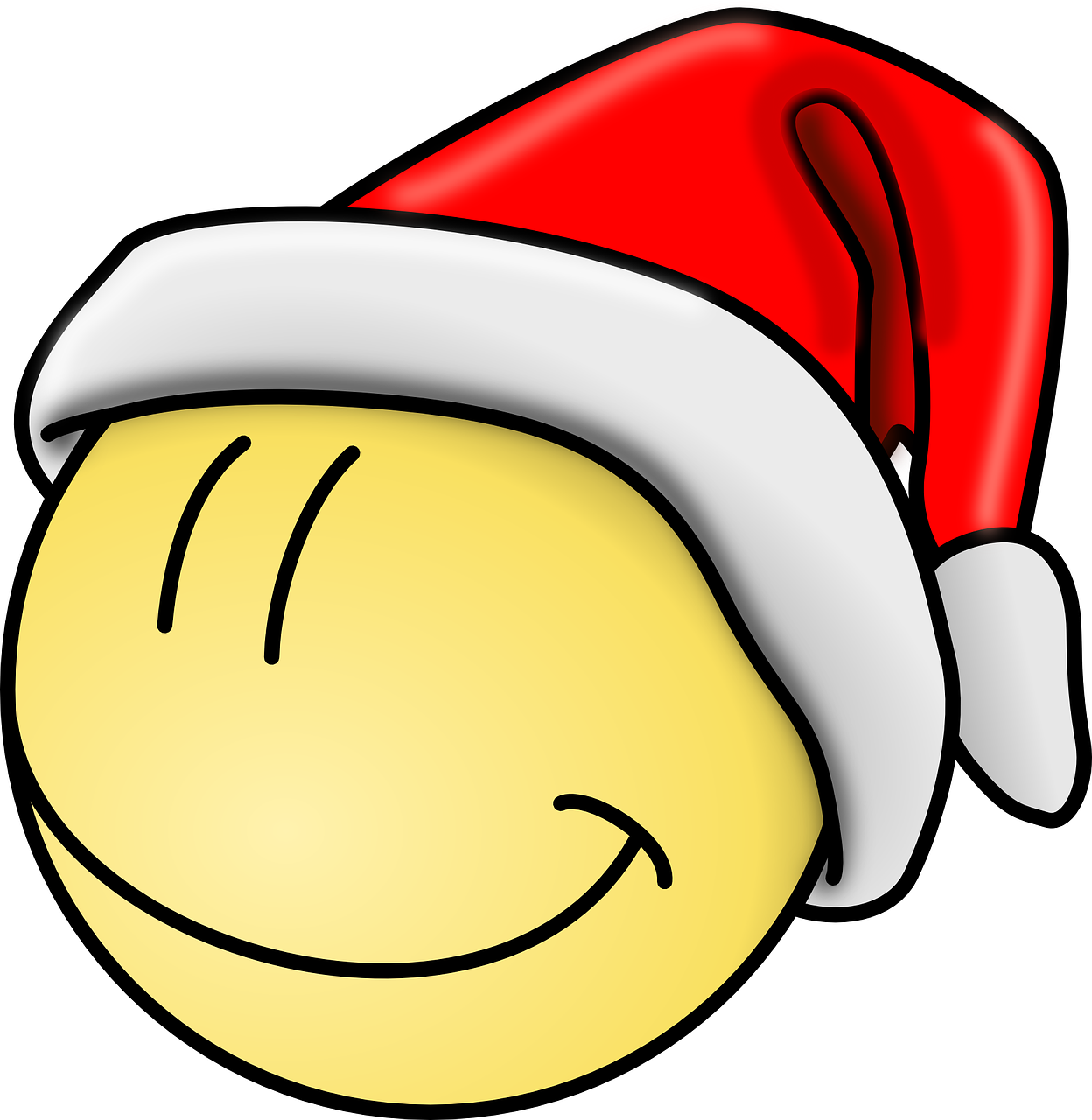 Download free photo of Santa,hat,red,face,smiley - from 