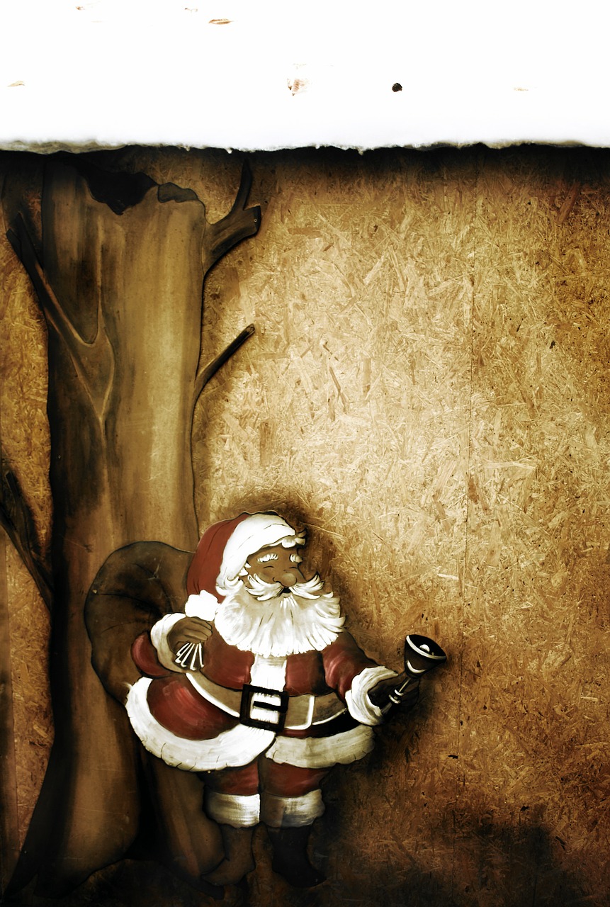 santa gift christmas free photo