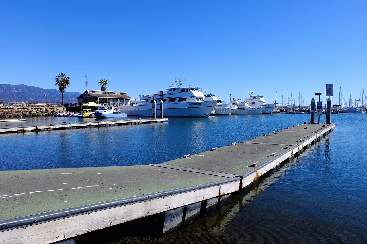 santa barbara sea trestle free photo