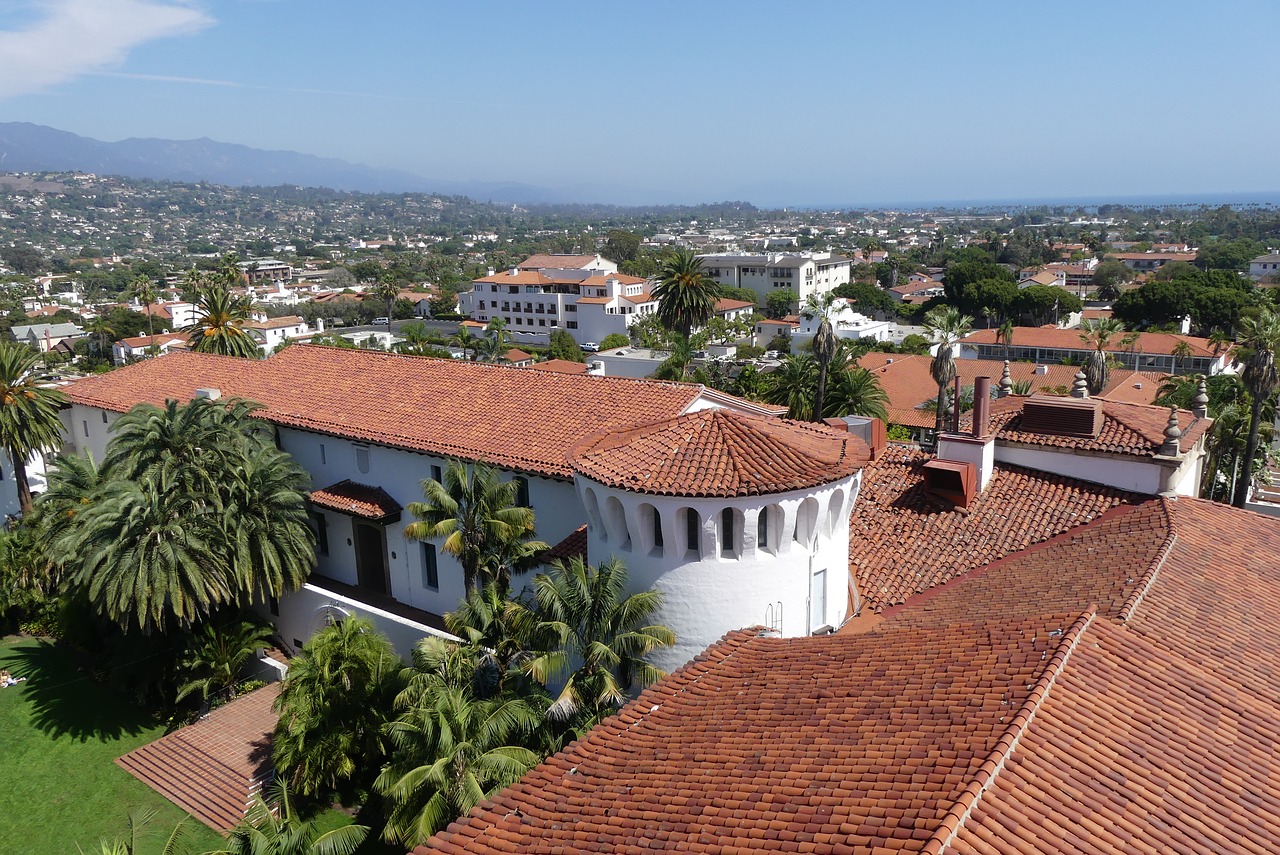 santa barbara vista landscape free photo