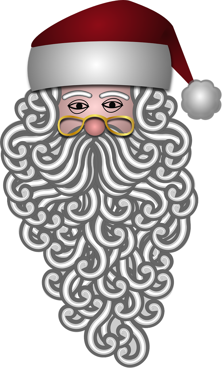 santa claus bearded beard free photo