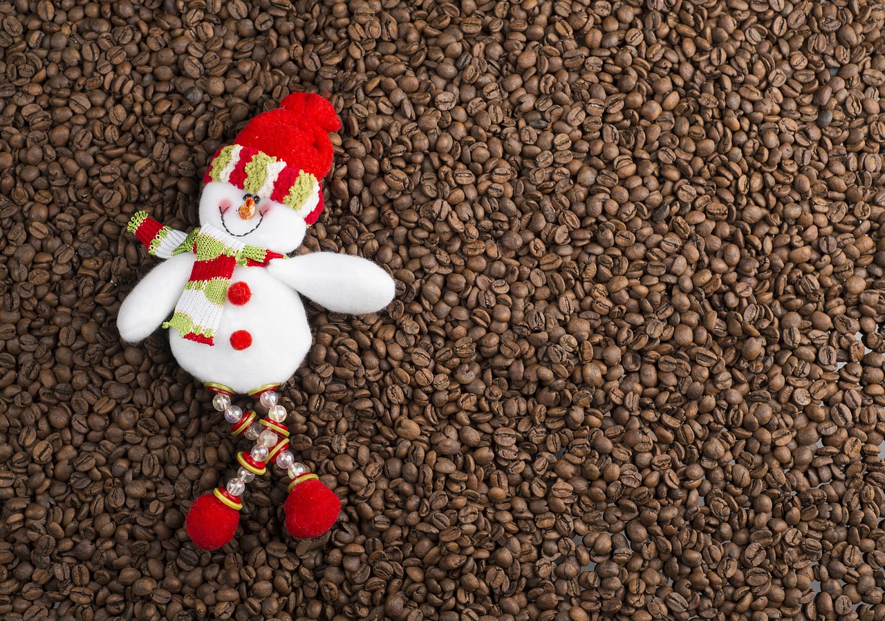 santa claus coffee coffee beans free photo