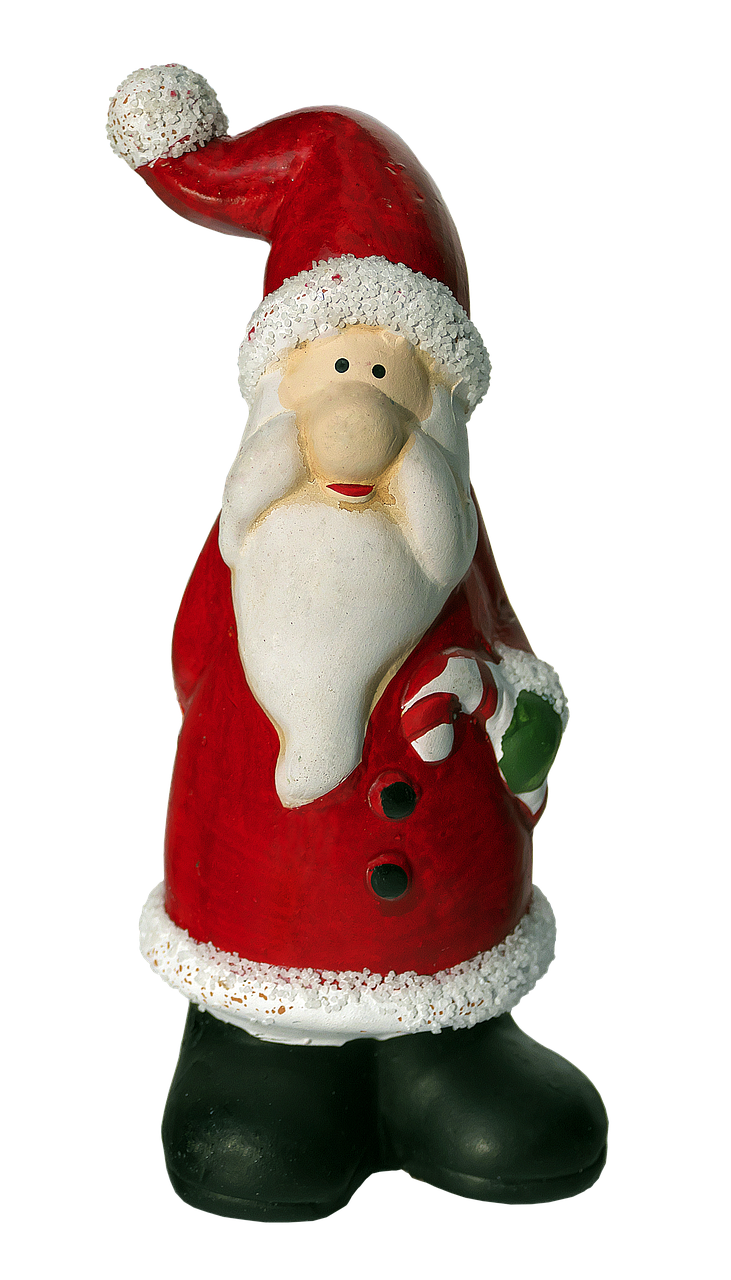 santa claus ceramic christmas free photo