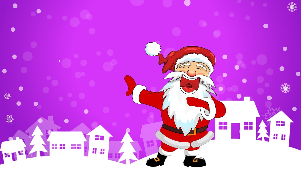 santa claus  christmas  laughter free photo