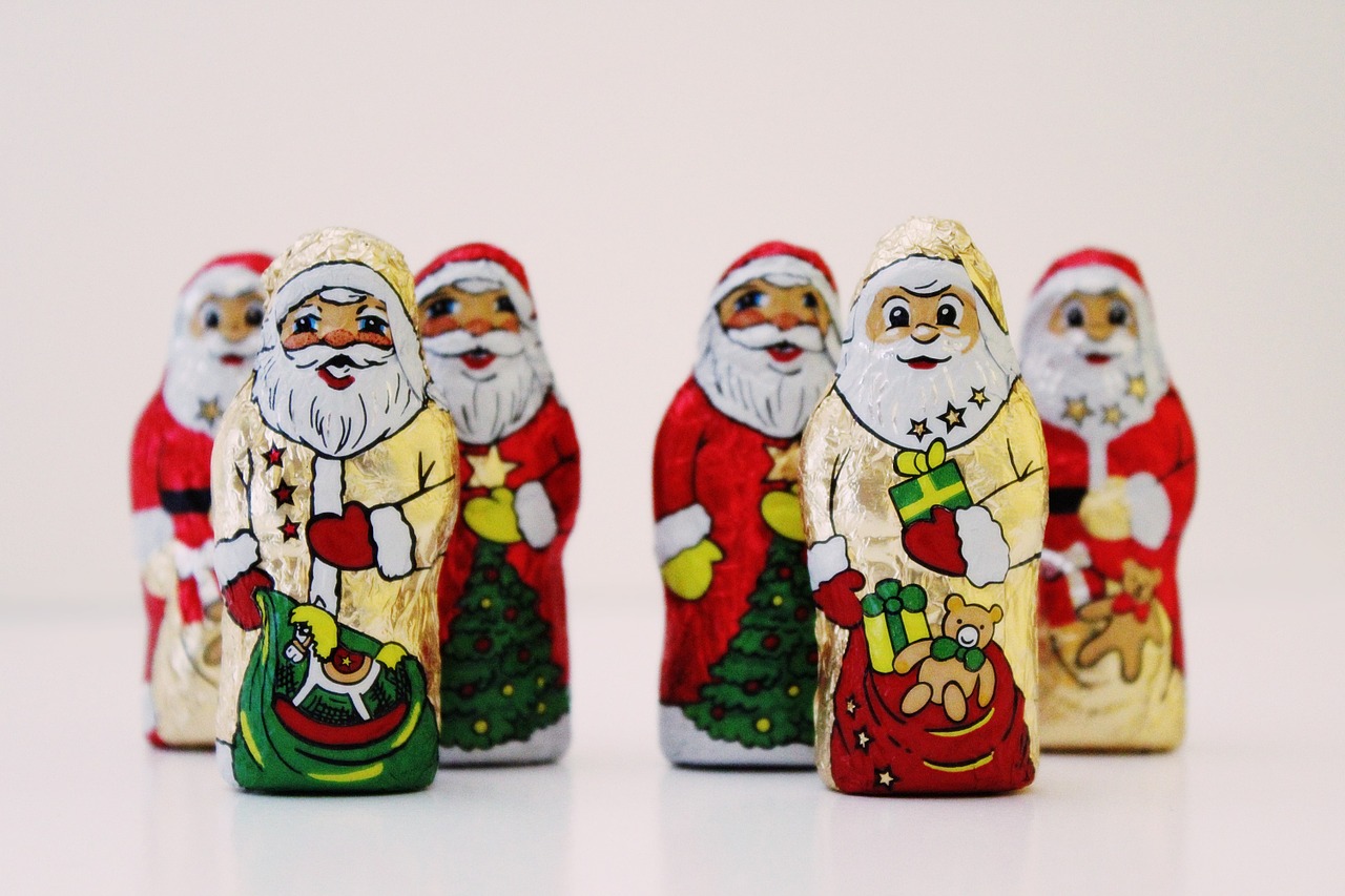 santa clauses chocolate nicholas free photo