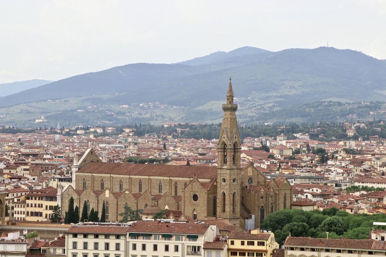 santa croce  basilica  architecture free photo