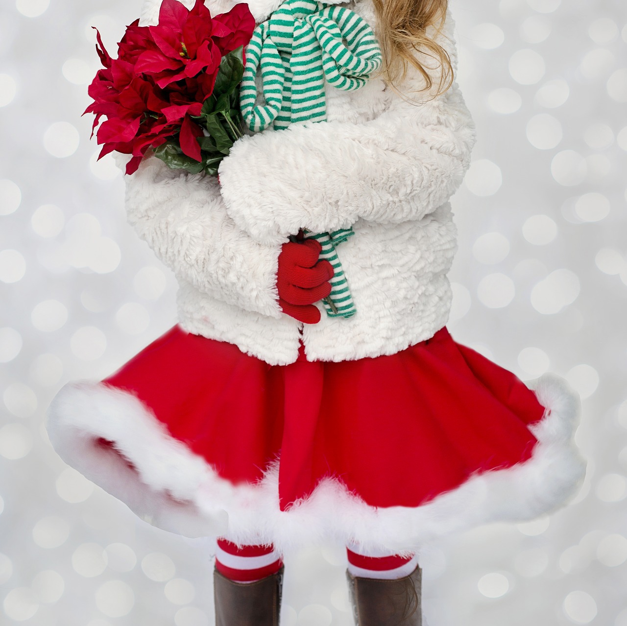 santa girl santa christmas girl free photo