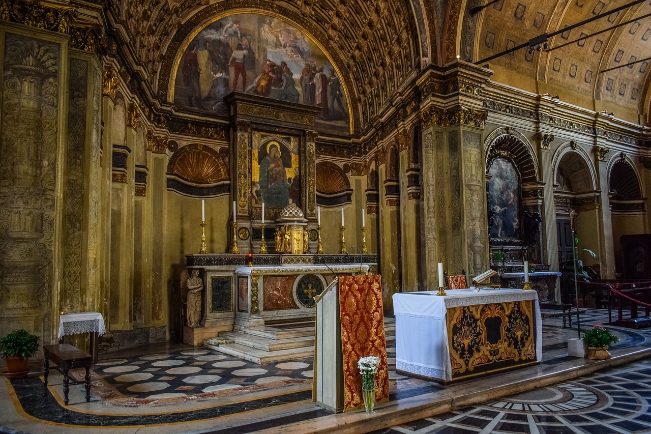 santa maria presso san satiro  church  religion free photo