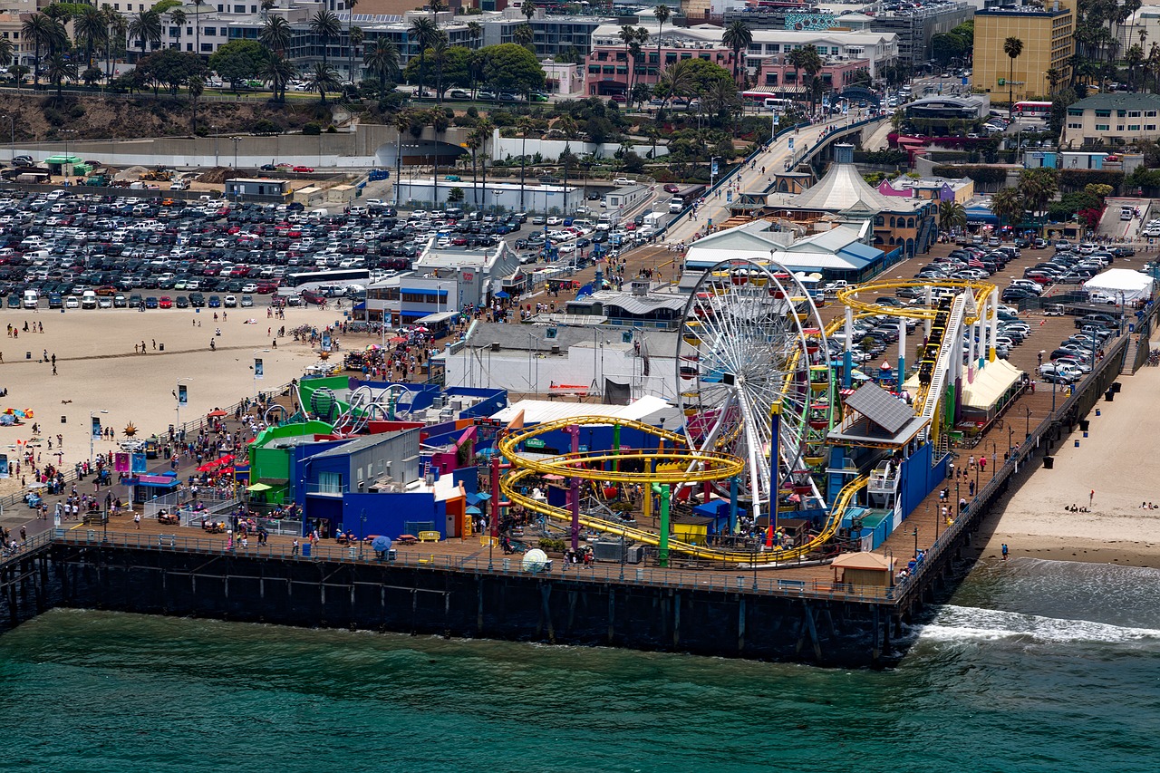 santa monica california pier free photo