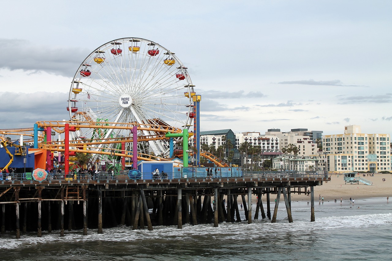 santa monica  los angeles  california free photo