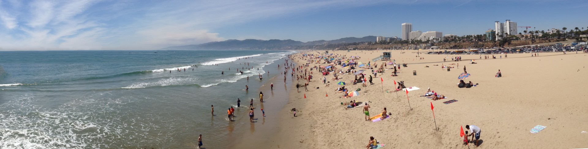 beach ocean santa monica free photo