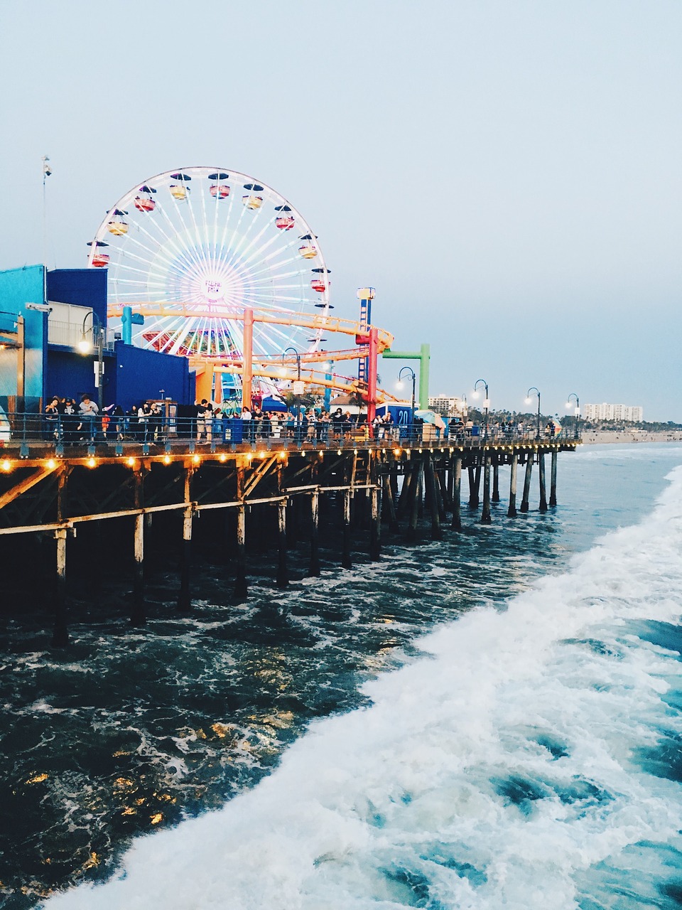 santa monica pier santa monica pier free photo