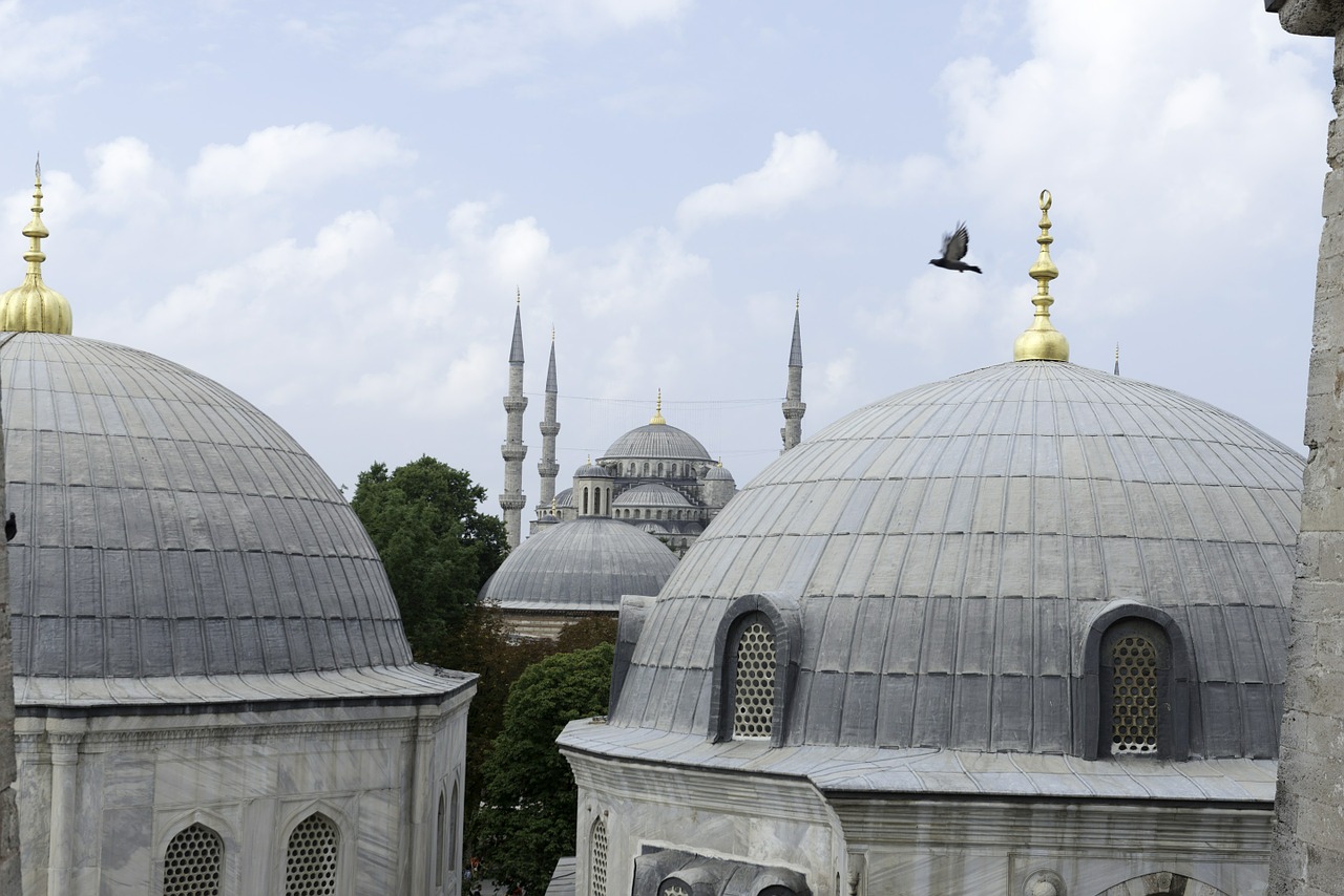 santa sofia istanbul roofs free photo