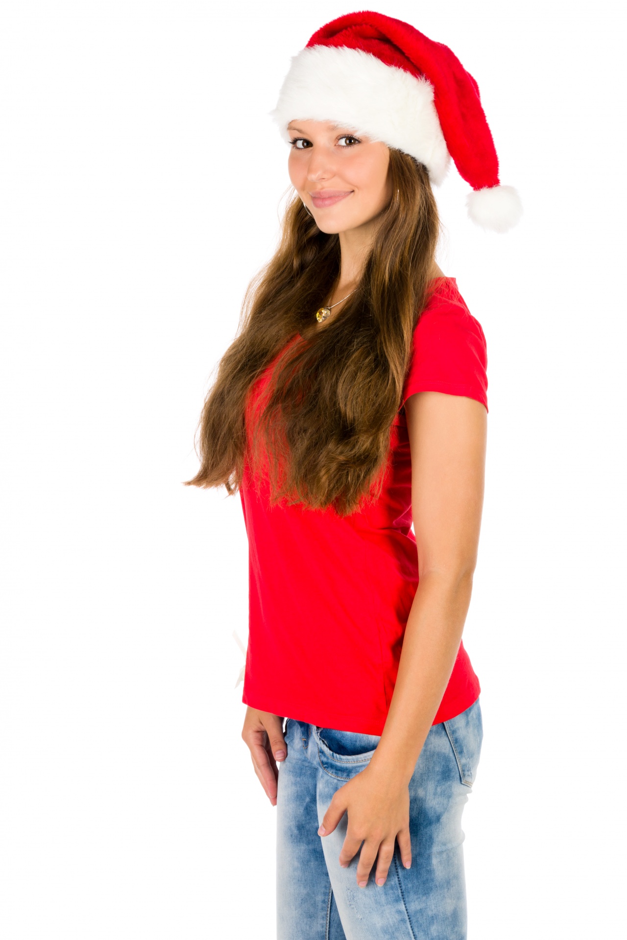 anet ivanova christmas face free photo