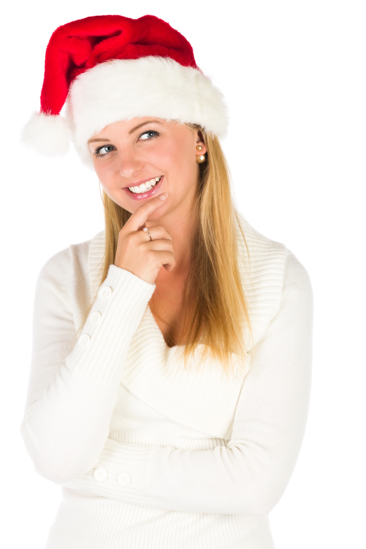 christmas face female free photo