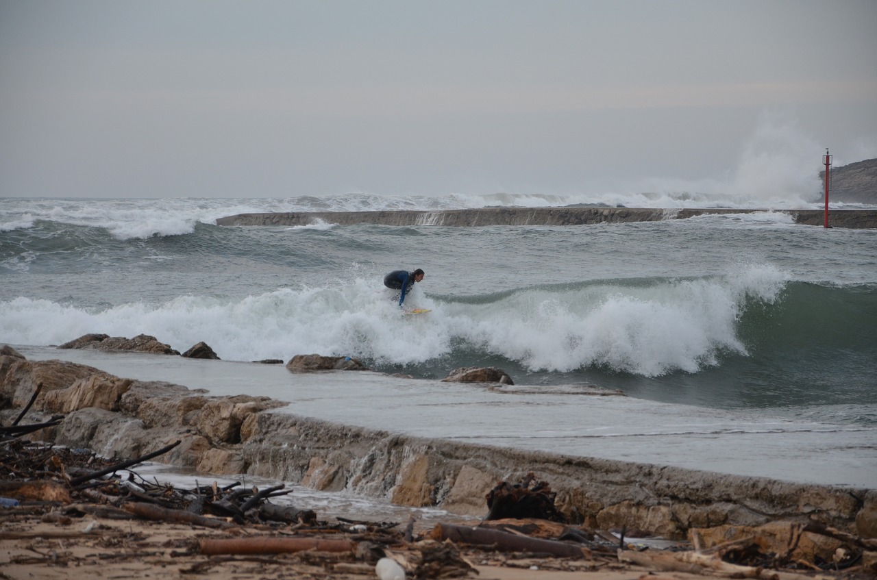 santander  surf  waves free photo