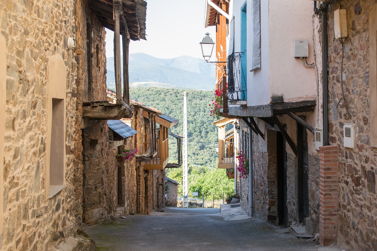 santiago path spain architecture free photo