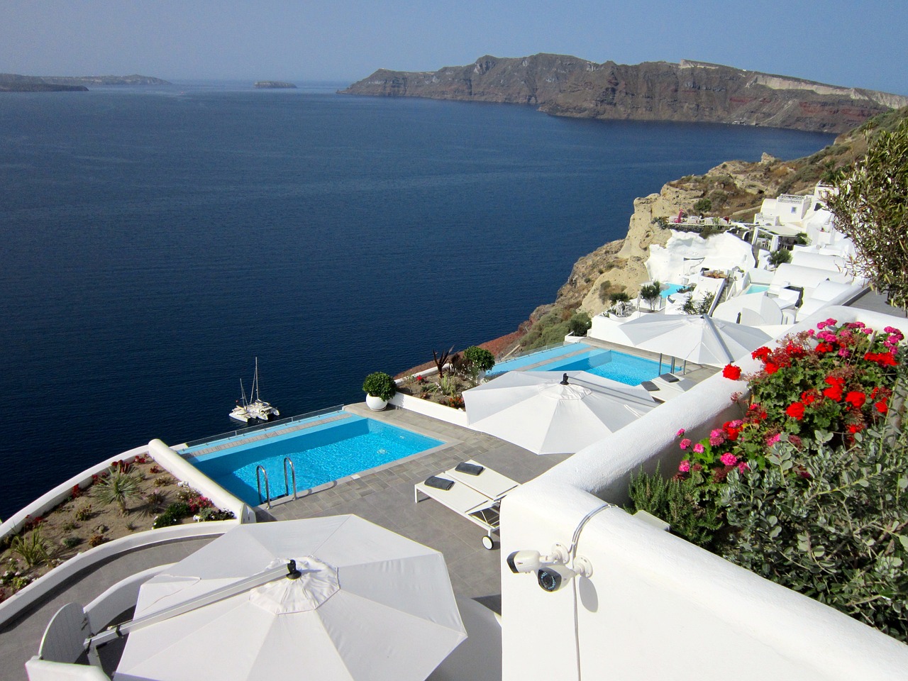 santorini greece isl free photo