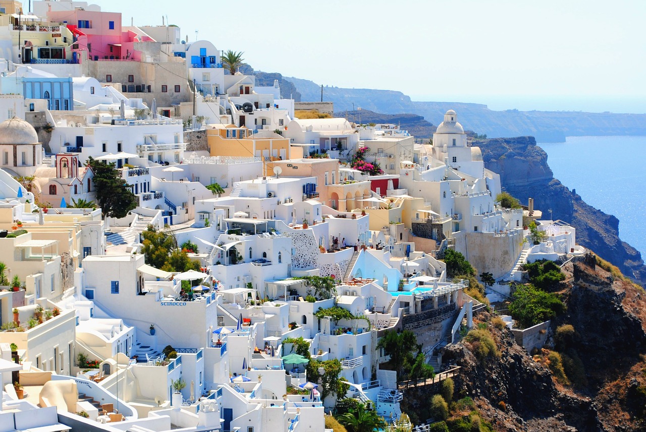 santorini travel holidays free photo