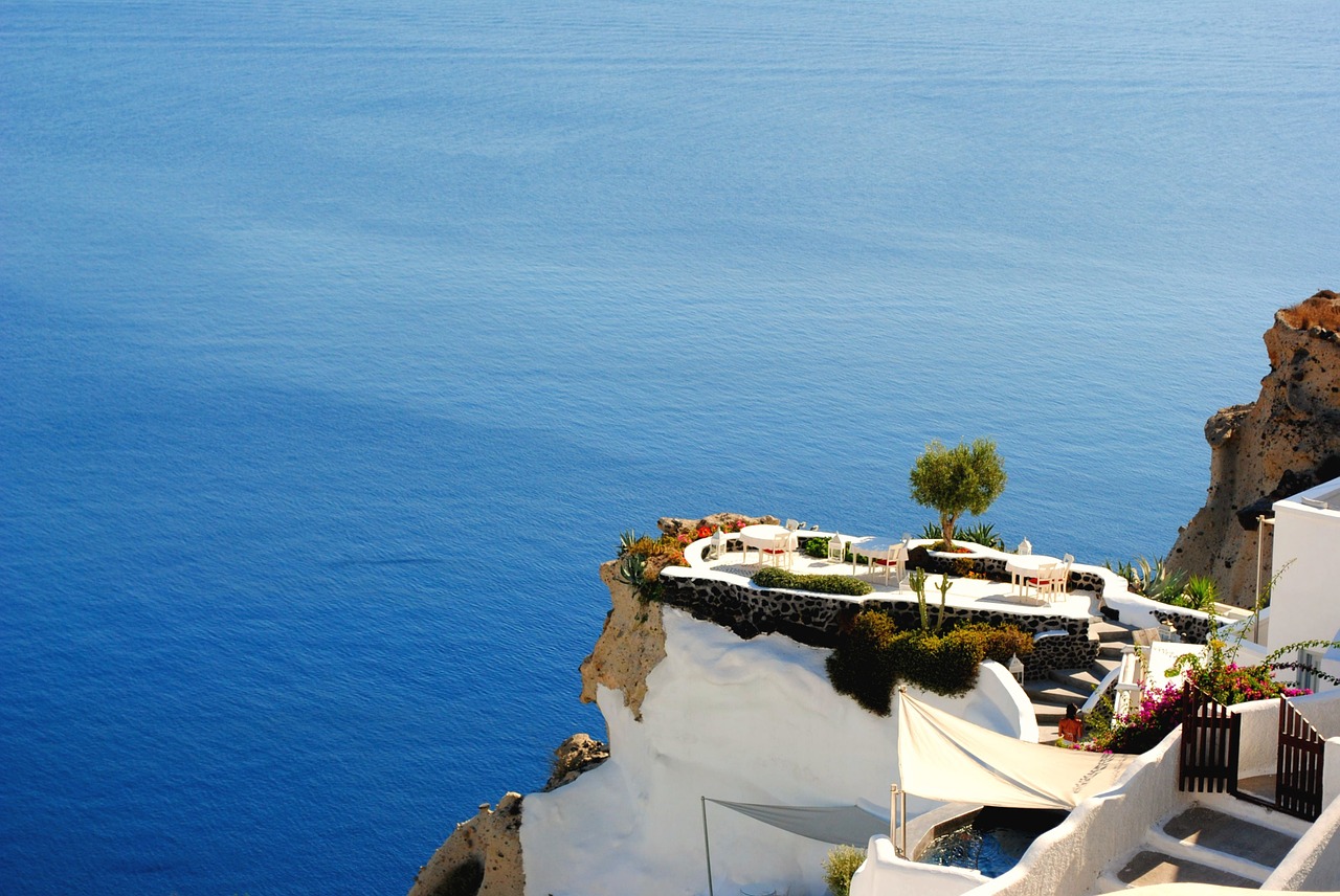 santorini travel holidays free photo