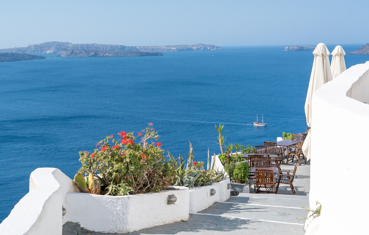 santorini oia greece free photo