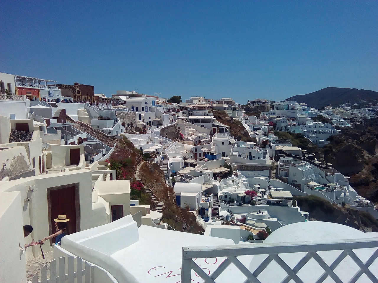 santorini greece island free photo