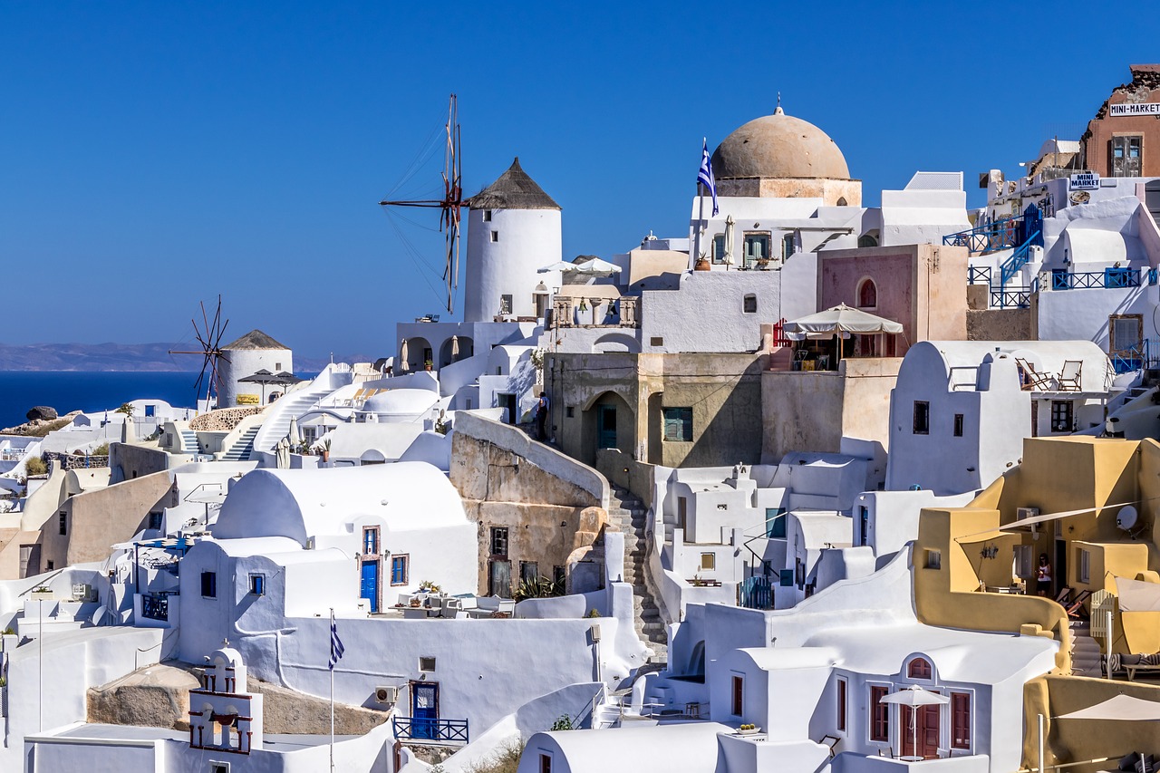 santorini  city  greece free photo