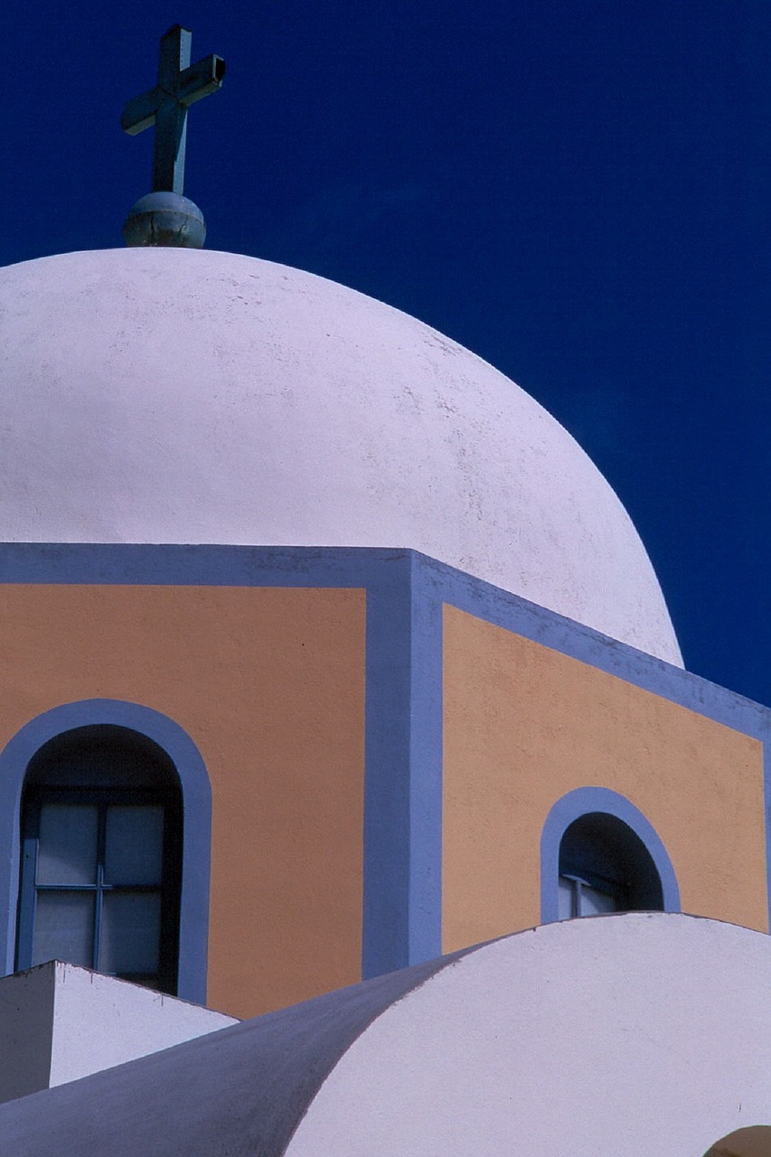 santorini chapel church free photo