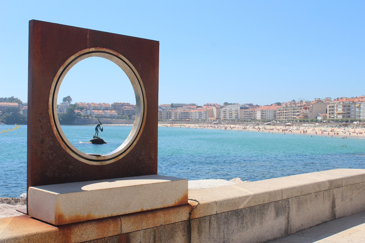 sanxenxo beach tourism free photo