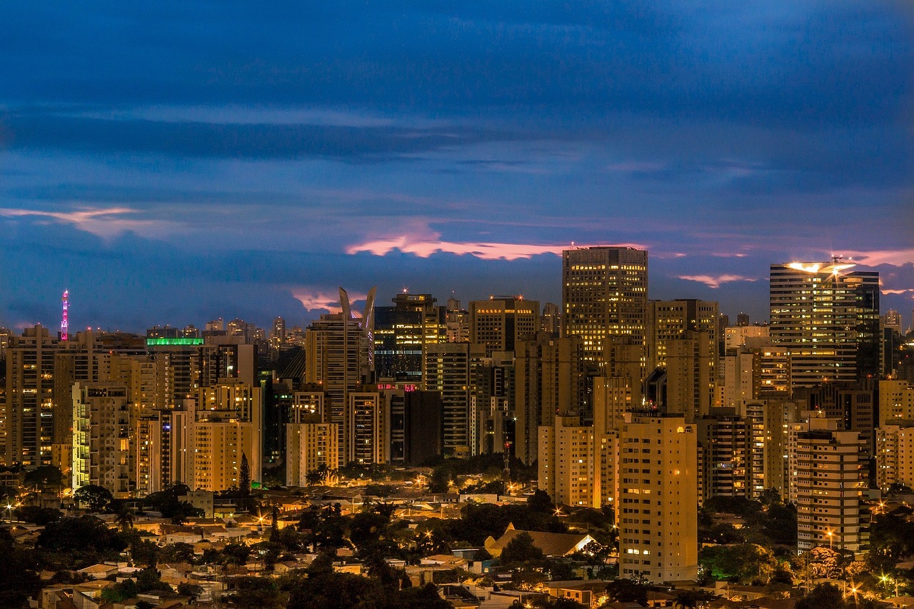 sao paulo skyline cityscape free photo