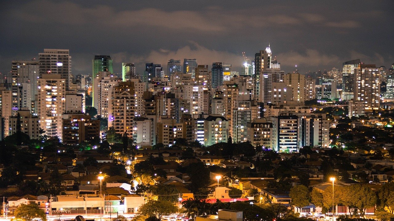 sao paulo skyline cityscape free photo