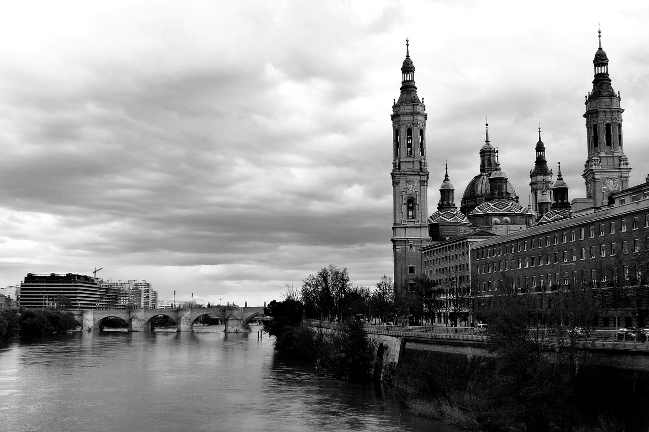 saragossa city spain free photo