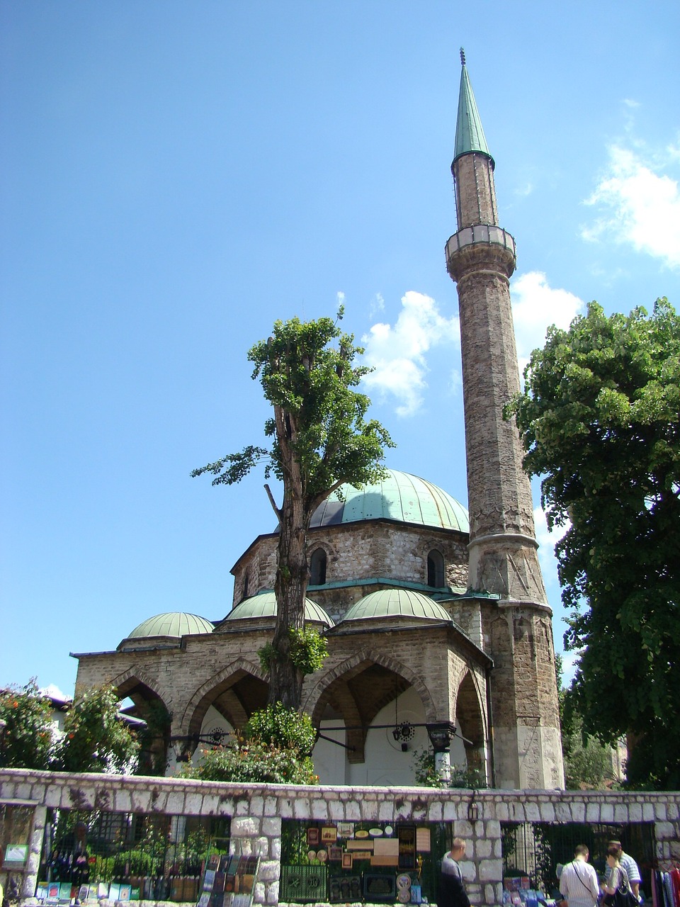 sarajevo mosque minaret free photo