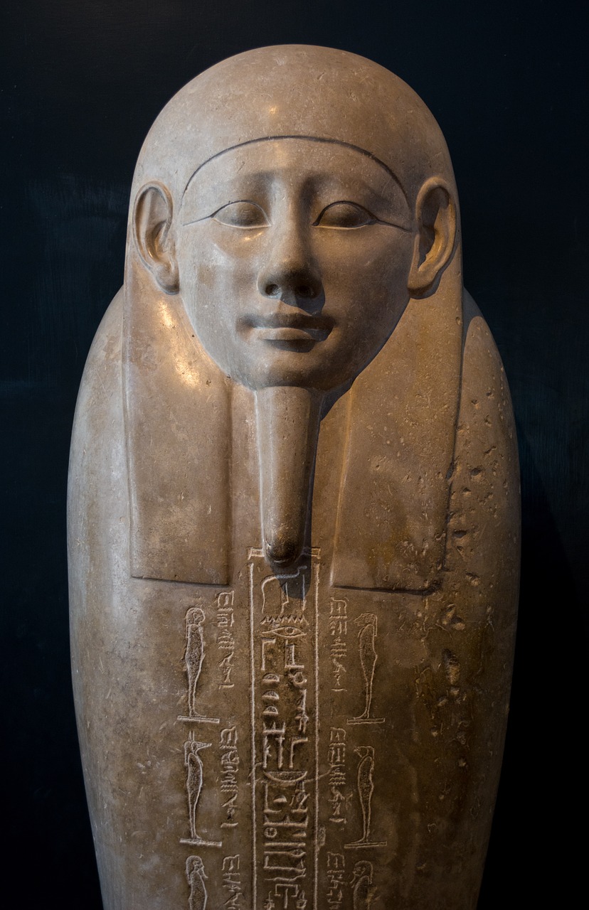 sarcophagus ancient egypt museum free photo