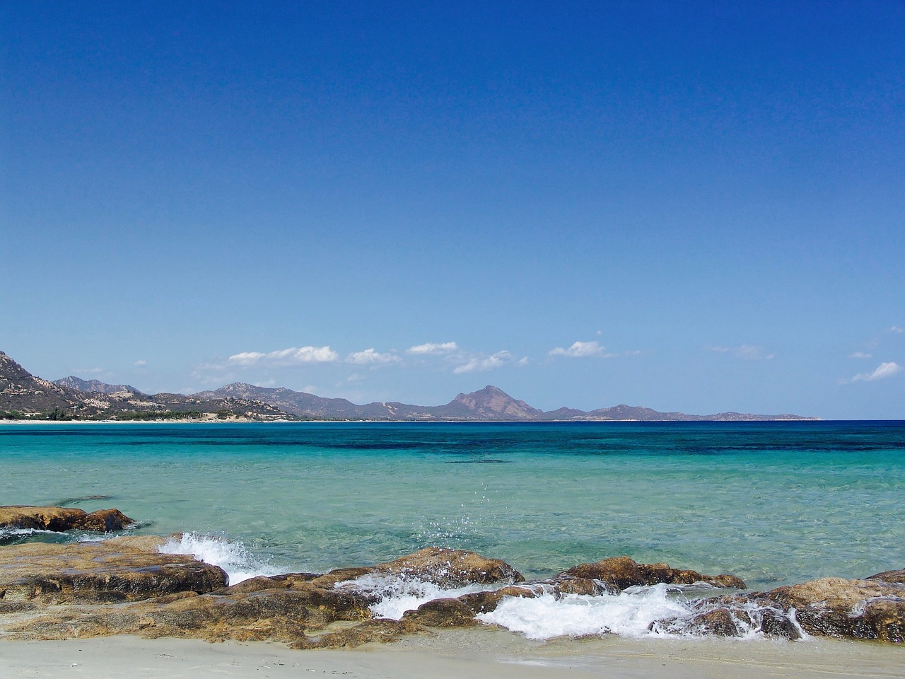 sardinia water ocean free photo