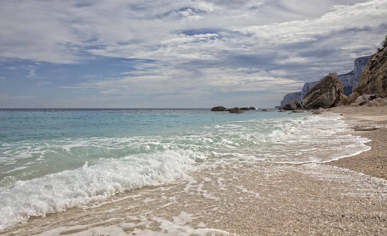 sardinia beach water free photo