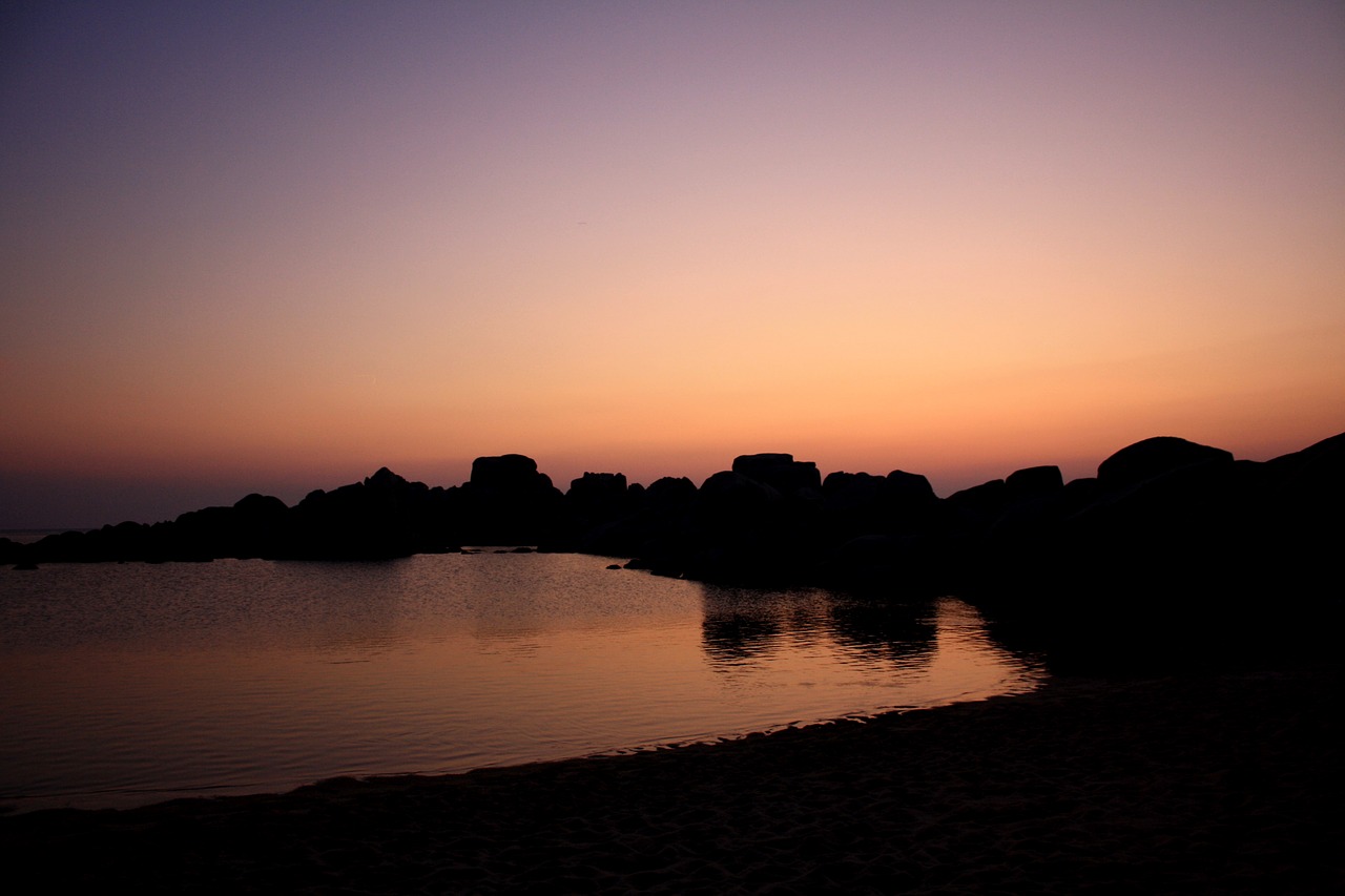 sardinia sunset abendstimmung free photo