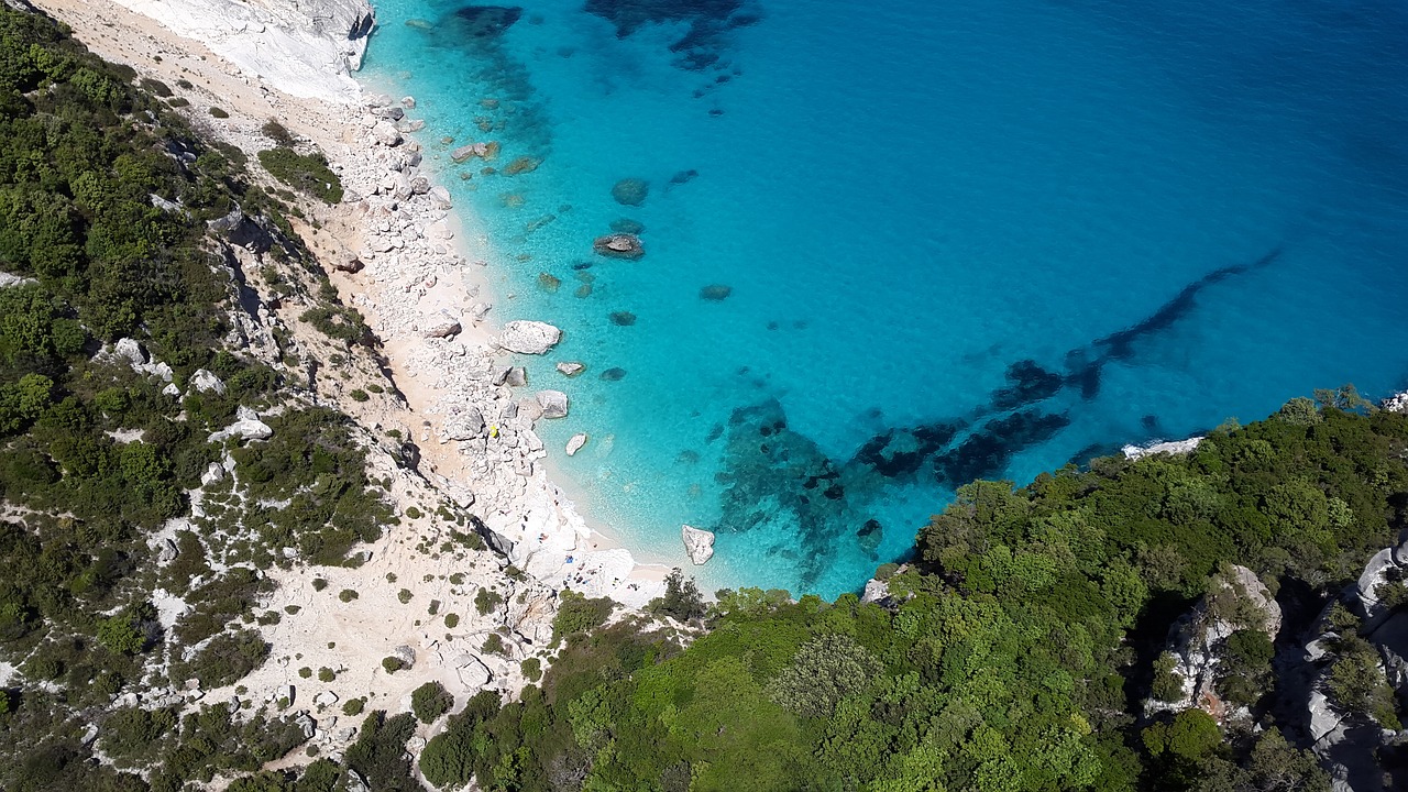 sardinia mediterranean coast free photo
