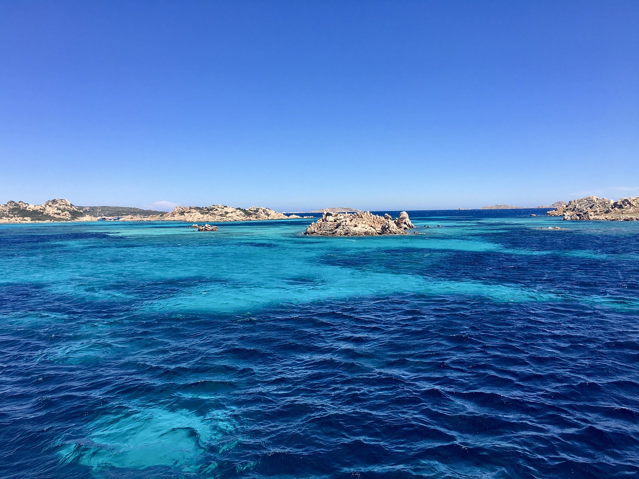 sardinia la madelenna blue free photo