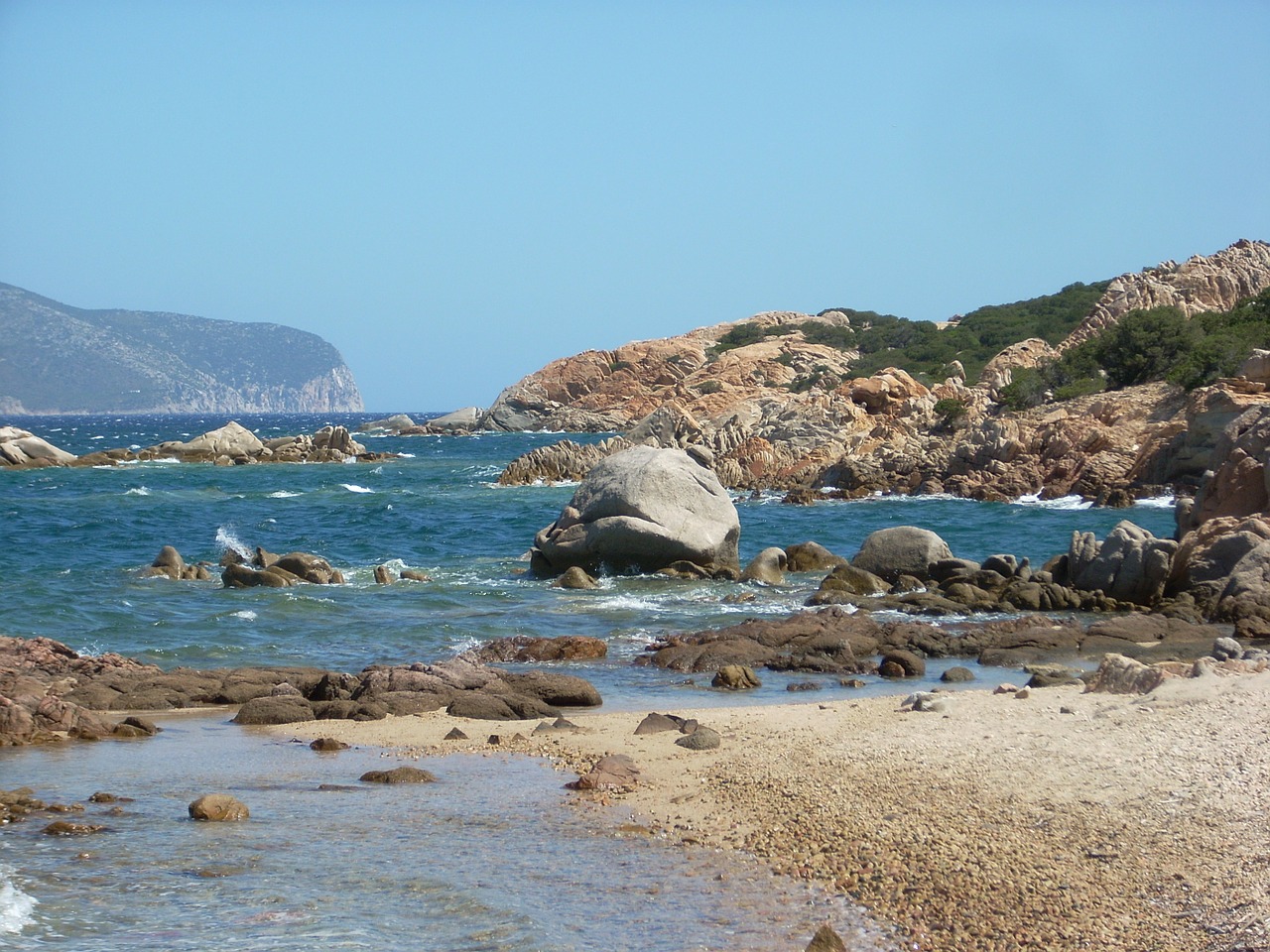 sardinia sea water free photo