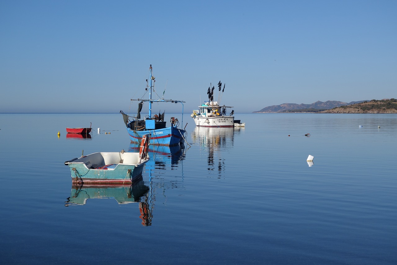 sardinia  south coast  fishing vessel free photo