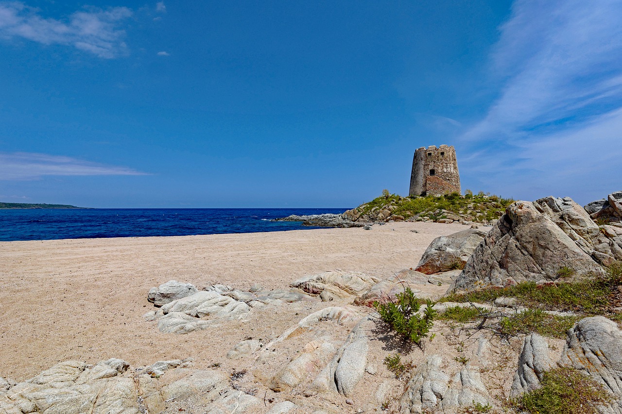 sardinia  beach  torre di bari free photo