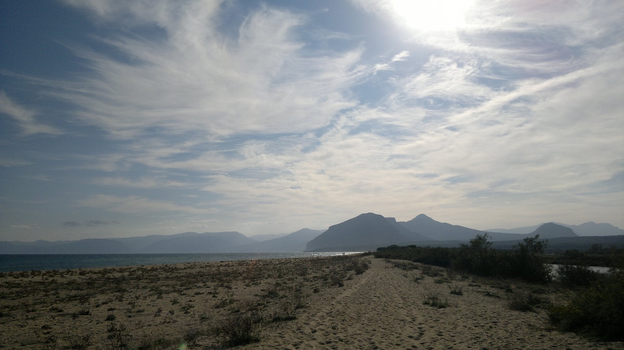 sardinia  beach  sunset free photo